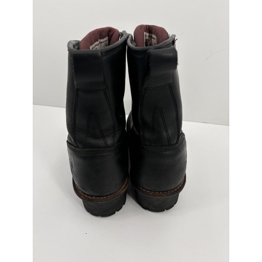 Chippewa Men's Black Logger Waterproof Insulated Chip-A-Tex Boots 8.5 Vibram - Picture 6 of 11